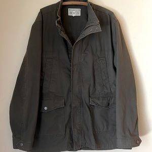 Converse Fatigue Green Military Style Jacket Mens Size XL